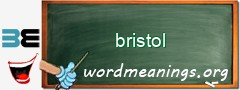 WordMeaning blackboard for bristol